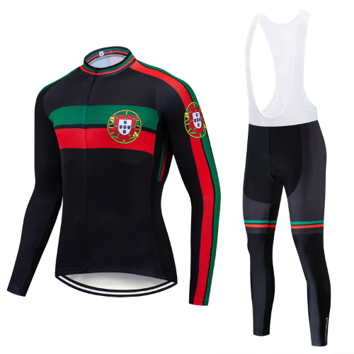 Portugal Men's Cycling Apparel Set Long Sleeves