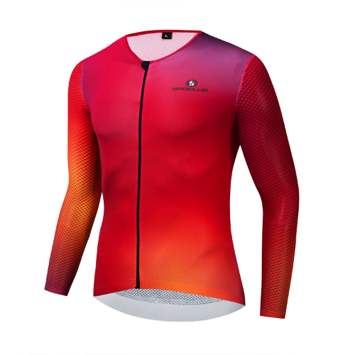 Men Athletics Grade Pro Cycling Jersey Long Sleeve