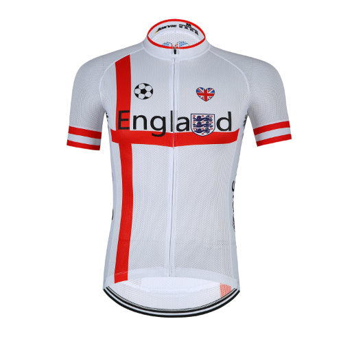 England 2025 Men's Summer Pro Cycling Jersey Short Sleeves