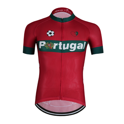 Portugal 2025 Men's Summer Pro Cycling Jersey Short Sleeves